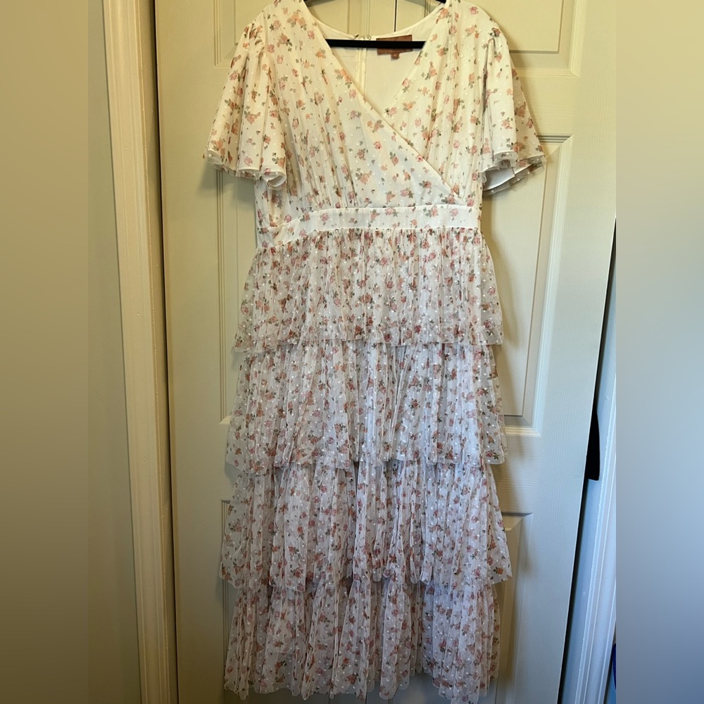 NWOT JessaKae Havana dress in Floral. 1X